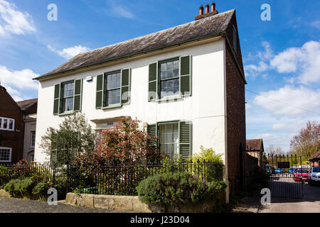 Pretty period house in the High Street at West Malling,Kent,UK Stock Photo