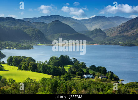 Derwentwater, Lake District, England, UK - English Lake District, Derwent Water landscape scene Stock Photo