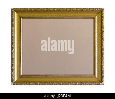 Ornate gold picture frame Stock Photo