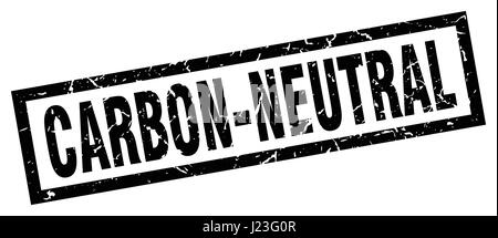 square grunge black carbon-neutral stamp Stock Vector Image & Art - Alamy