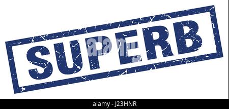 superb blue grunge square vintage rubber stamp Stock Vector Image & Art ...