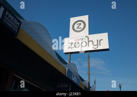 Hotel Zephyr, San Francisco, California, USA Stock Photo