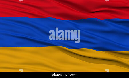 Closeup Armenia Flag Stock Photo