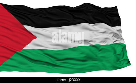 Isolated Palestine Flag Stock Photo