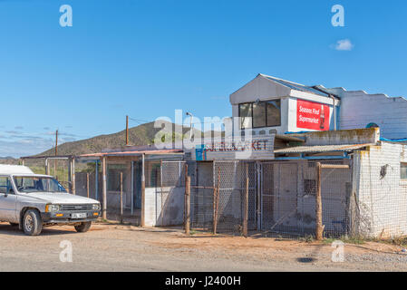 ZOAR, SOUTH AFRICA - MARCH 25, 2017: A supermarket in Zoar, a village in the Western Cape Province Stock Photo