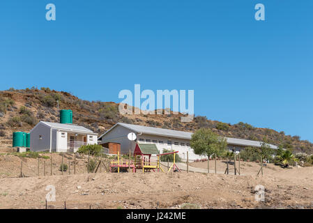 BARRYDALE, SOUTH AFRICA - MARCH 25, 2017: Lemoenshoek Primary School on a farm near Barrydale in the Western Cape Province Stock Photo