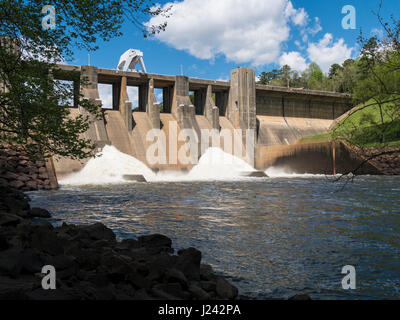 Nimrod Dam, Arkansas Highway 7, Arkansas. Stock Photo