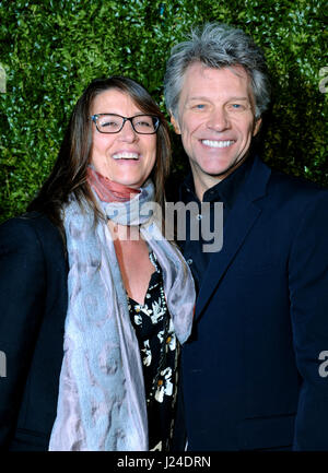 Dorothea Hurley and Jon Bon Jovi attend the 2017 Tribeca Film Festival ...