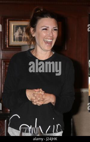 Elizabeth Hendrickson on location for Kate Linder 35th Anniversary on THE YOUNG AND THE RESTLESS, CBS Television City, Los Angeles, CA April 19, 2017. Photo By: Priscilla Grant/Everett Collection Stock Photo