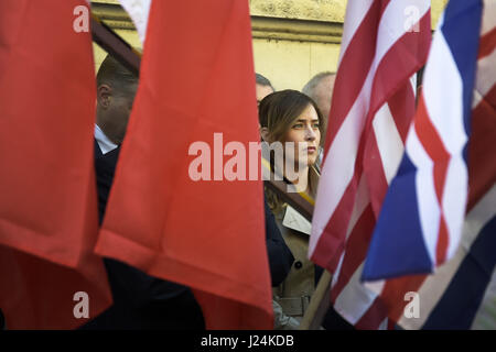 Rome, Italy. 25th Apr, 2017. Italy's Liberation Day or simply April 25 ...