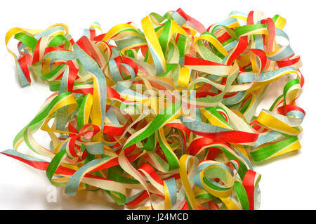 Multi-coloured garlands Stock Photo