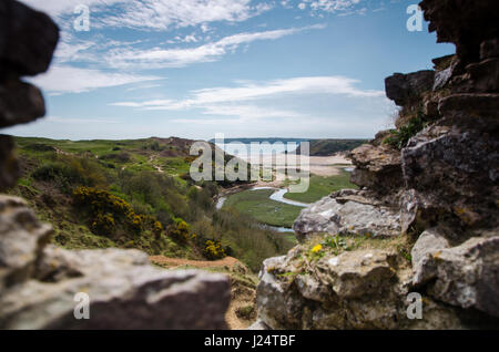 The Gower Landscapes Stock Photo