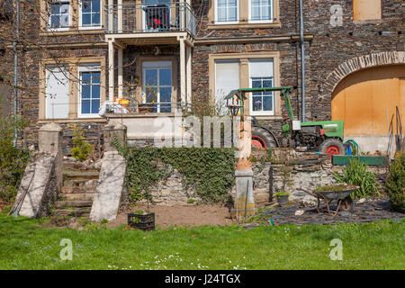 Romantic houses and garden style Idyllic places in Germany Stock Photo