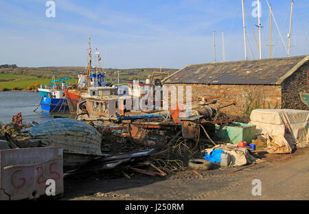 Hegartys Boatyard, Oldcourt, River Ilen, Skibbereen, County Cork, Ireland Irish Republic Stock Photo