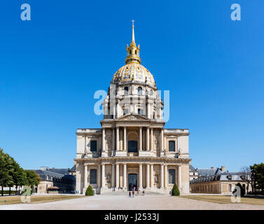 Dome des Invalides at Les Invalides, Paris, France Stock Photo