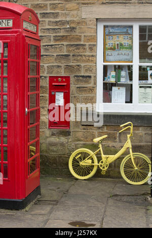 British Telephone Box Stock Photo