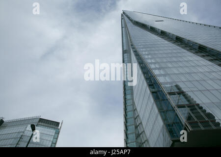 Panorama view of caption from up The Shard Stock Photo