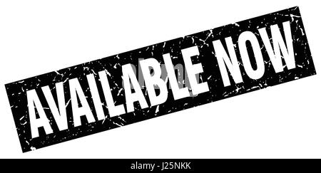 square grunge black available now stamp Stock Vector Image & Art - Alamy