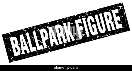 square grunge black ballpark figure stamp Stock Vector Image & Art - Alamy