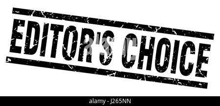 square grunge black editor's choice stamp Stock Vector Image & Art - Alamy