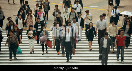 TOKYO, JAPAN - MAY 13: Street view on May 13, 2013 in Tokyo. Tokyo is the capital of Japan and the most populous metropolitan area in the world Stock Photo