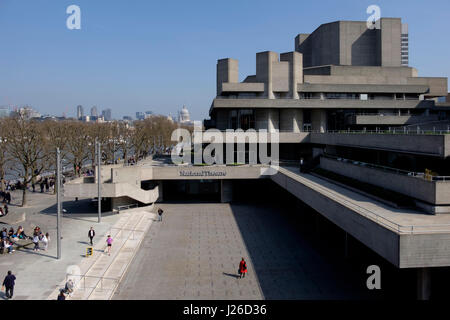 National Theatre in London, England, UK, Europe Stock Photo