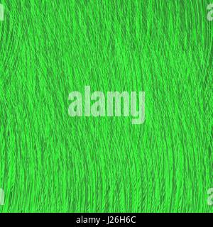 Green Grass Strokes Drawn Background. Stock Vector