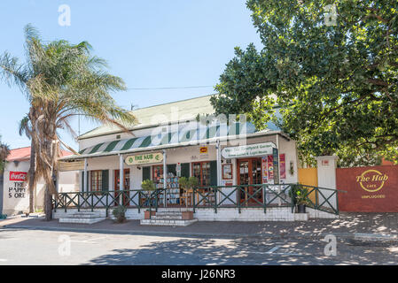 BARRYDALE, SOUTH AFRICA - MARCH 25, 2017: A shop and restaurant in Barrydale, a small town on the scenic Route 62 in the Western Cape Province Stock Photo