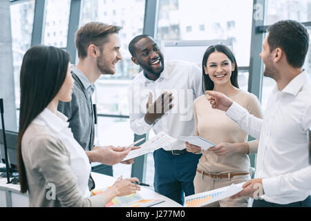Group of people business meeting team work concept Stock Photo