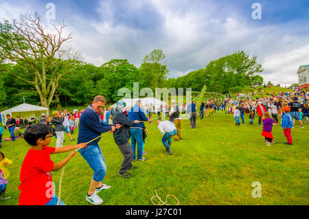 Midsummer celebration in Gothemburg, Sweden Stock Photo