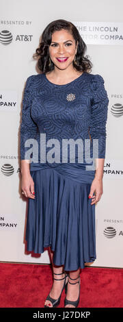 New York, USA. 24th Apr, 2017. Onika Day attends North American Premiere of THE DINNER during the 2017 Tribeca Film Festival at BNCC Tribeca PAC, Manhattan Credit: Sam Aronov/Alamy Live News Stock Photo