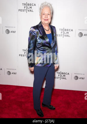 New York, USA. 25th April, 2017. Eleanor Coppola attends 'Paris Can Wait' during the 2017 Tribeca Film Festival at BMCC Tribeca PAC Credit: Ovidiu Hrubaru/Alamy Live News Stock Photo