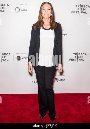 New York, USA. 25th April, 2017. Diane Lane attends 'Paris Can Wait' during the 2017 Tribeca Film Festival at BMCC Tribeca PAC Credit: Ovidiu Hrubaru/Alamy Live News