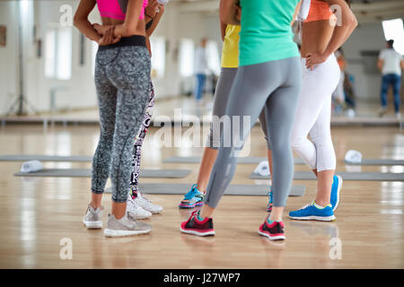 Fitness group-legs concept Stock Photo