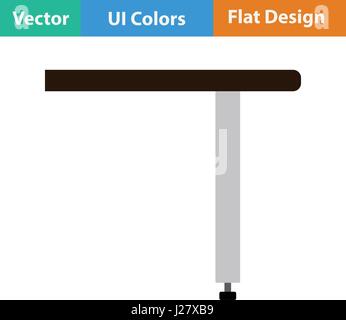 Briefing table console icon. Flat design. Vector illustration. Stock Vector