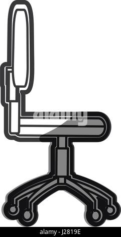 office chair work image shadow Stock Vector Image & Art - Alamy