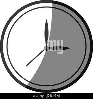 outlined clock watch time break image Stock Vector