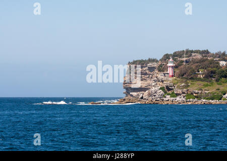 The Hornby lighthouse at the entrance to Sydney Harbour, New South Wales, Australia Stock Photo