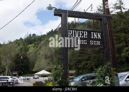 River Inn, Big Sur, California Stock Photo