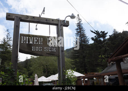 River Inn, Big Sur, California Stock Photo