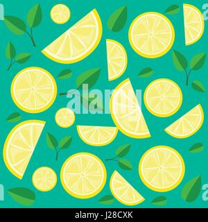 Vector lemon. Fresh lemon fruits, collection of vector illustrations isolated set packaging juice design sour citrus. Stock Vector