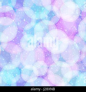 Seamless Abstract Tile Background, Colorful Geometrical Figures, Circles and Rings. Eps10, Contains Transparencies. Vector Stock Vector