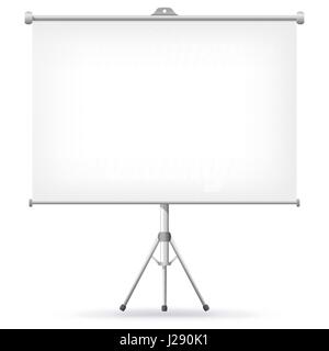 Projection Screen Vector Illustration. Stock Vector