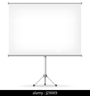 Projection Screen Vector Illustration. Stock Vector