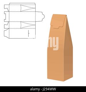 Mock up Clear Box Stock Vector