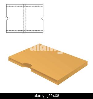 Mock up Clear Box Stock Vector