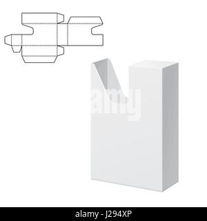 Mock up Clear Box Stock Vector