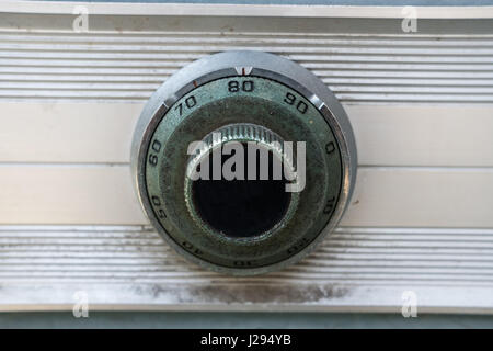 Close up Vintage Safe lock code on safety box bank.- (Selective focus) Stock Photo