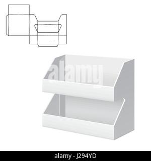 Mock up Clear Box Stock Vector