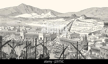 Reconstruction of the Long Walls connecting Athens to its port at ...